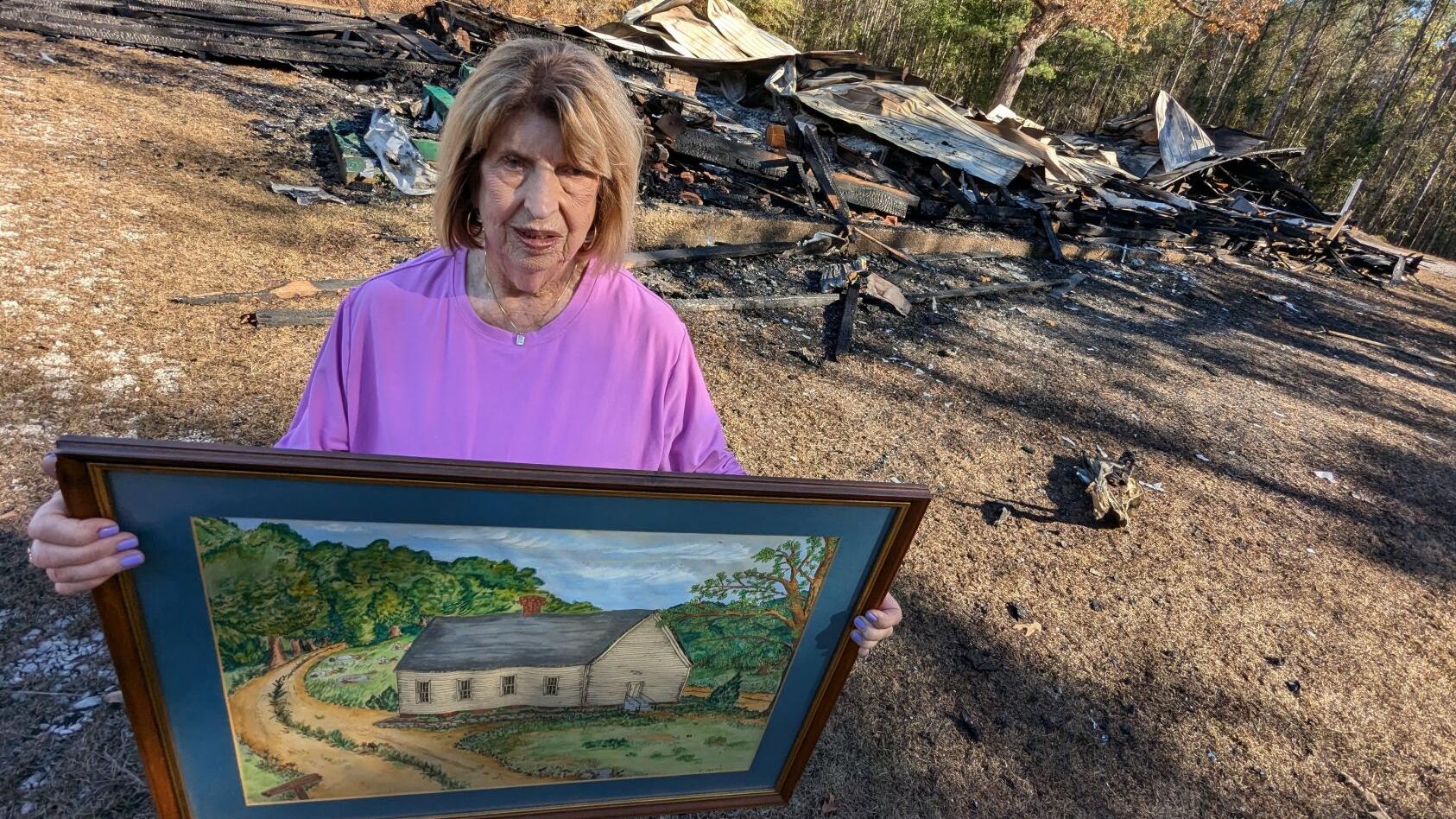 Fire completely destroys historic Baptist church building